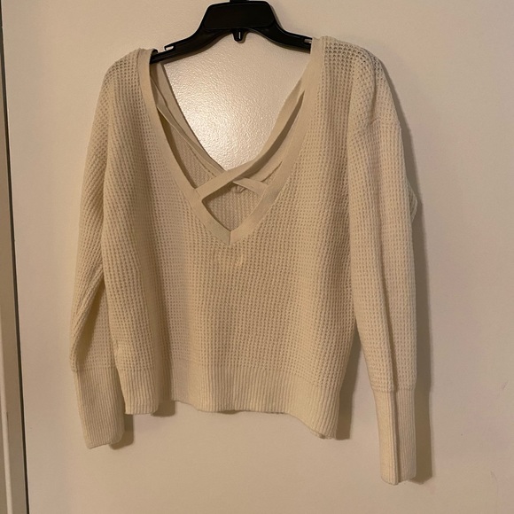 ANTHROPOLOGIE MAEVE CROSS BACK SWEATER - Picture 10 of 11
